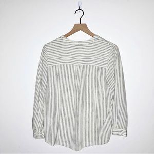 Joie Striped button down silk shirt